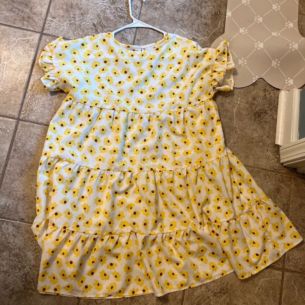 Yellow Floral dress